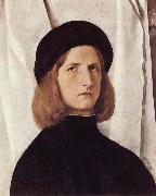 Lorenzo Lotto Portrait of a Young Man oil painting